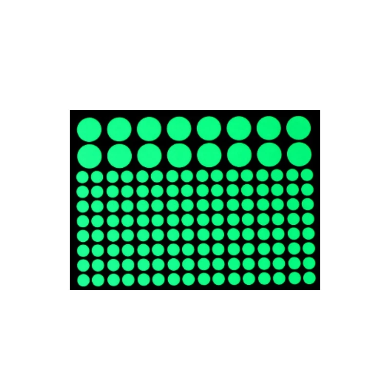 Glow-in-the-dark Stars Polka Dot Flat Bedroom Personality Romantic Creative Highlight-emitting Wall Stickers Glow-in-the-dark
