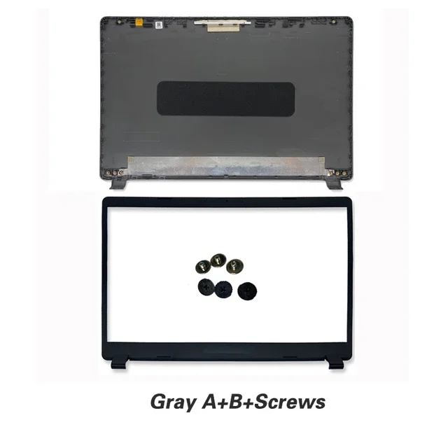 Enhanced Laptop LCD Back Cover with Screen Bezel and Hinges