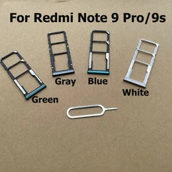Replacement For Xiaomi Redmi Note 9 Pro 9S Sim Card Tray Slot Holder Adapter Connector Spare Parts