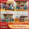 1/12 Simulation Forest Rabbit Family Dollhouse Critters IceCream Bakery Fruit Flower Handbag Shop Accessories Toy for girls Gift 1