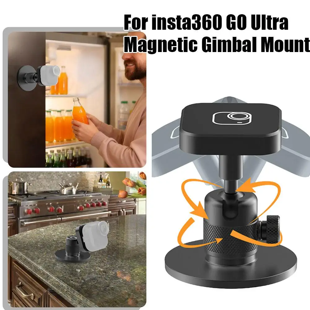 Support métal pour Insta360 GO Ultra - Noir