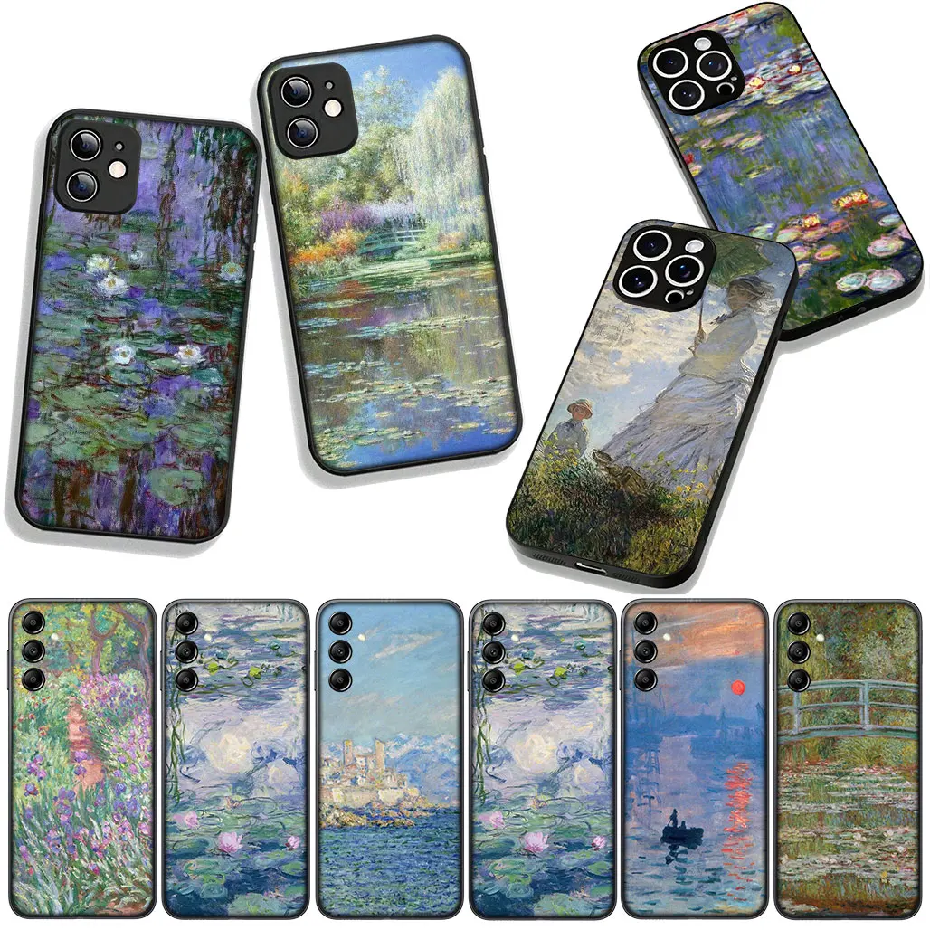 Claude Monet Artistic Phone Cover | Impressionist Painting Design Case