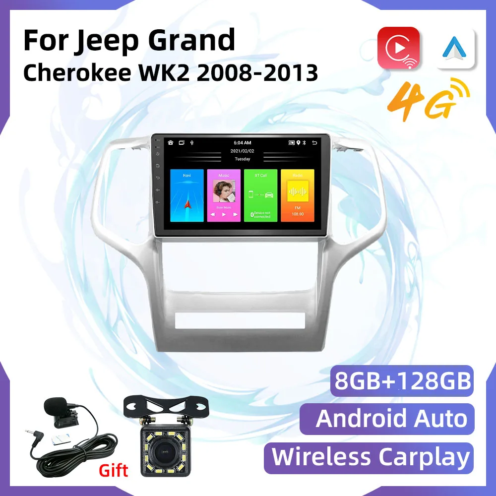 

Автомагнитола 2 Din Android для Jeep Grand Cherokee WK2 2008-2013 стерео-навигация мультимедийный плеер GPS головное устройство Авторадио экран