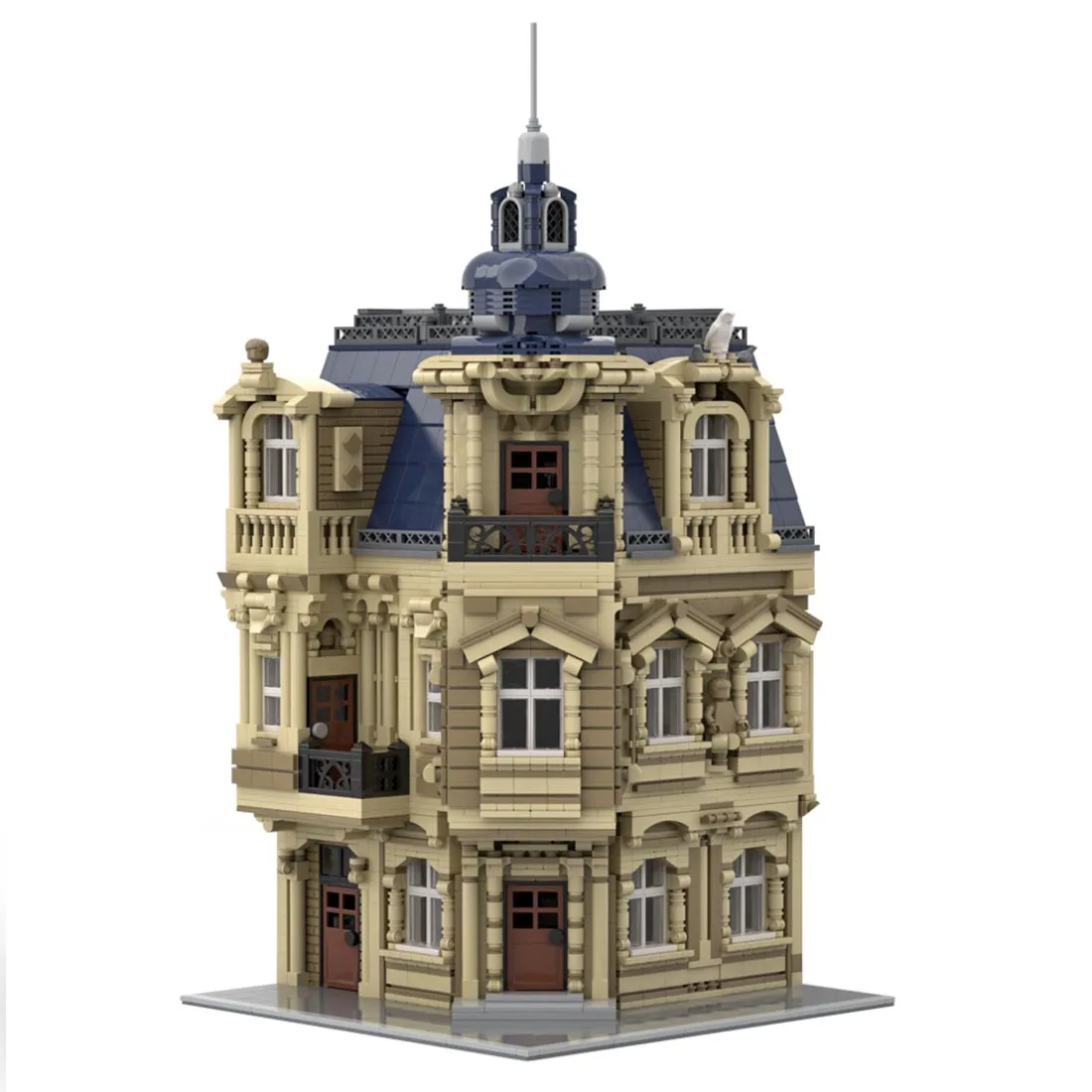 

Authorized MOC-100562 Fine Art Modular Building With Interior 4881parts Modular Buildings Building Blocks MOC Set - By Leo G