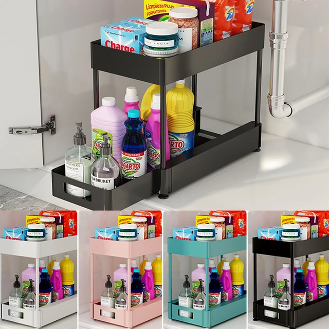 1pc Multifunctional Double-layer Kitchen Storage Rack For Kitchen, Living  Room: Spice, Snack Organizer