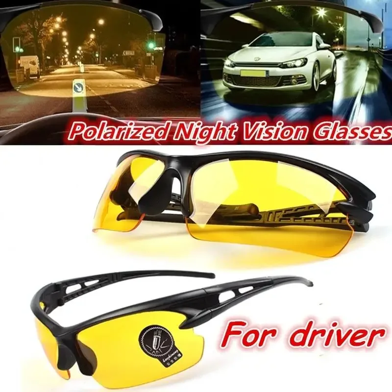 Night Vision Glasses Driver's Driving Sports Sunglasses for Women Men Cycling Yellow night vision sunglasses,night vision glasses