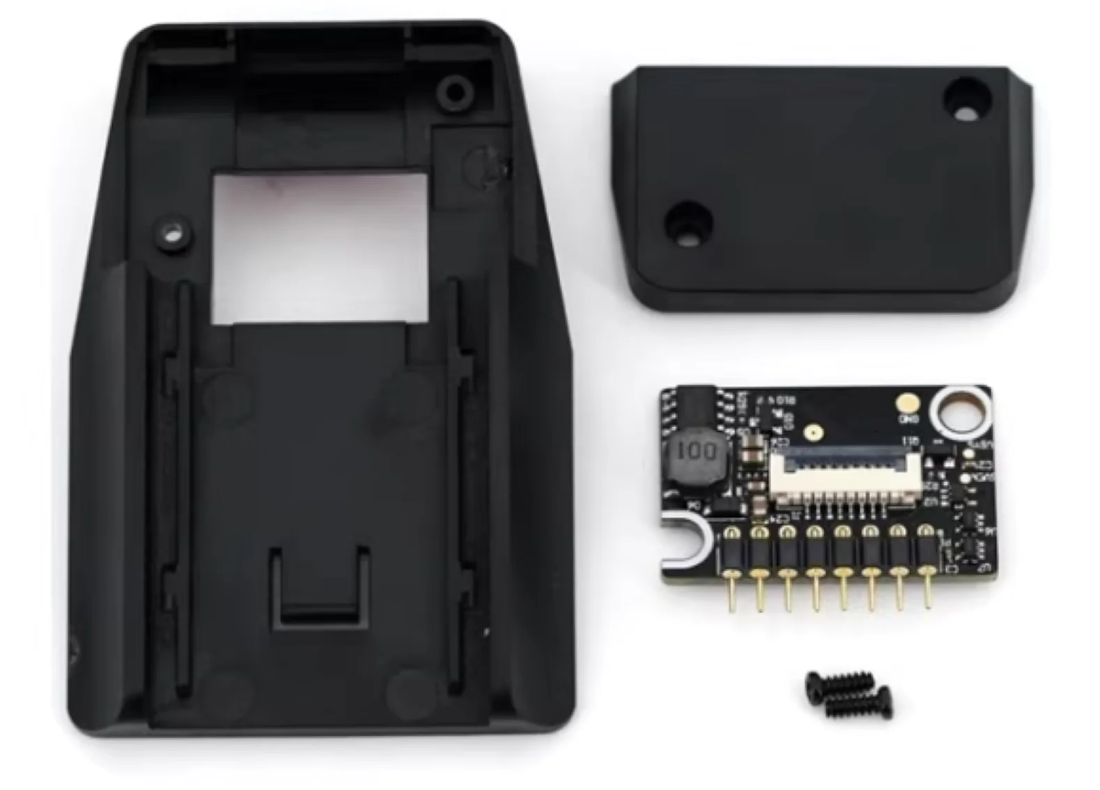 Vue détaillée du module bay additionnel TBS Tango 2, kit conversion pour radiocommande FPV
