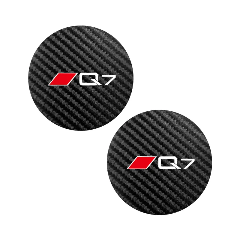 Premium Leather Car Coaster Set - Anti-Slip Water Cup Pads