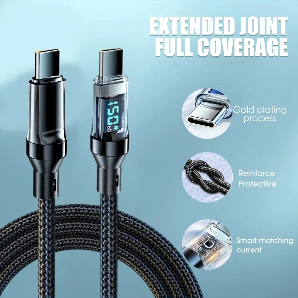120W Dual USB C Digital Display Cable PD Fast Charging thumbnail 4