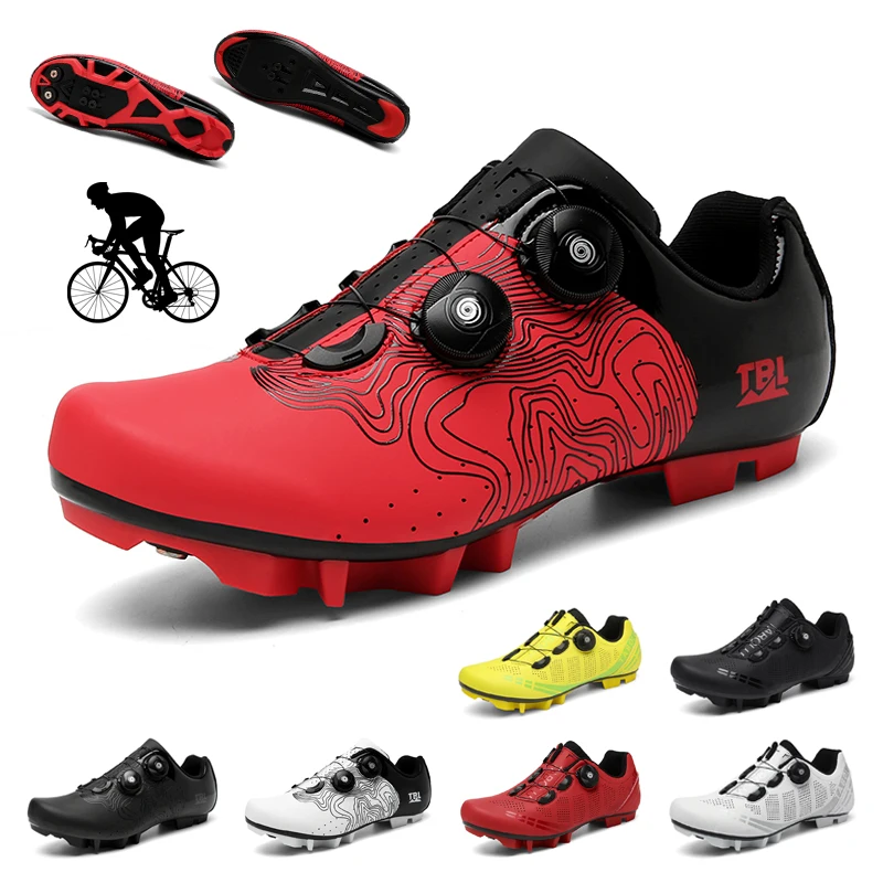 Zapatillas mtb deportivas para hombre y mujer, zapatos de ciclismo