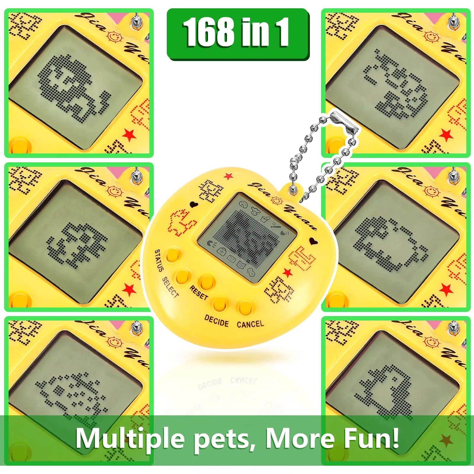Electronic Pets Game Tamagotchi Nostalgic Toy in Russian Original German Spanish Polish Virtual Digital Pet Toys For Kids Pixel 5