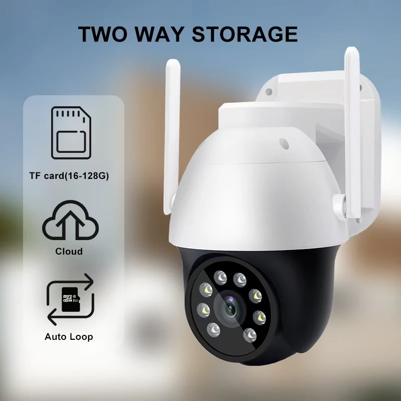 

Mini Wireless 360 PTZ Home Camera 3MP/5MP 1.5inch Outdoor Full Color Night Vision Home Security Surveillance Cameras