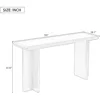 Modern console table, U-leg, 59.1 ", sofa table, narrow entrance table in hallway, Behind sofa, living room, foyer 2