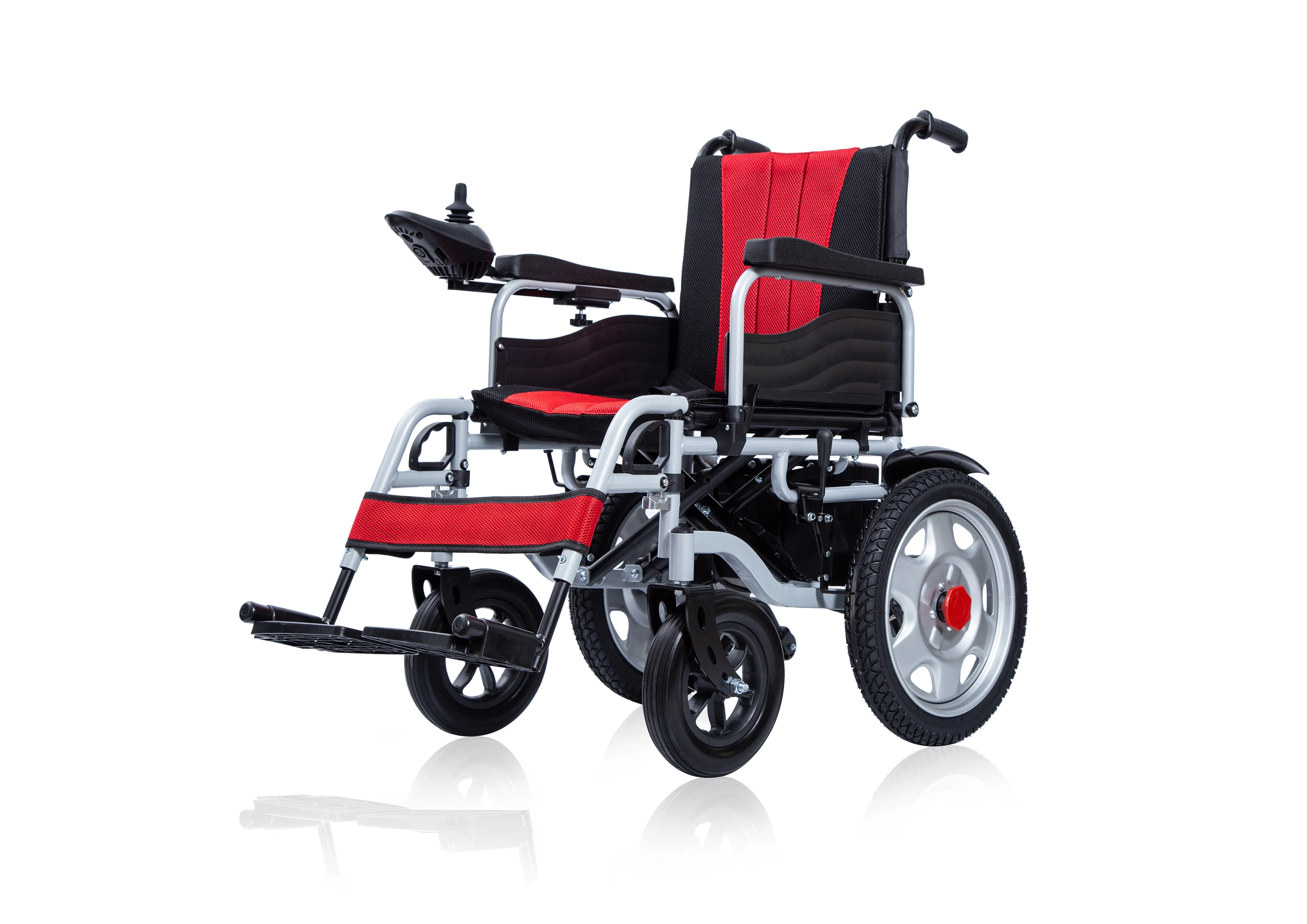 Adult Disabled Handicapped Travel Portable Steel Foldable Power Motorized Electric Wheel Chair