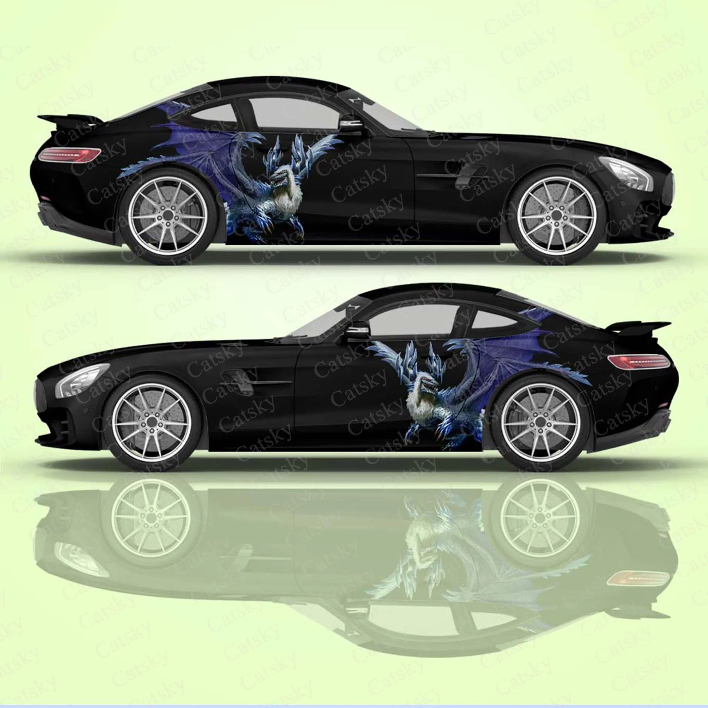 

Dragon 2pcs/Set Car Sticker for Universal Large Car Sticker for Univers, Dragon Car Stickers on The Left and Right Sidesal
