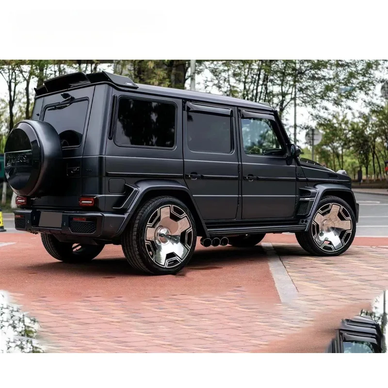 For Mercedes Benz G-Class W463 464 BRABUS Dry Carbon Fiber Roof Spoiler Tail Wing Modification Fixed Wing Body Kits