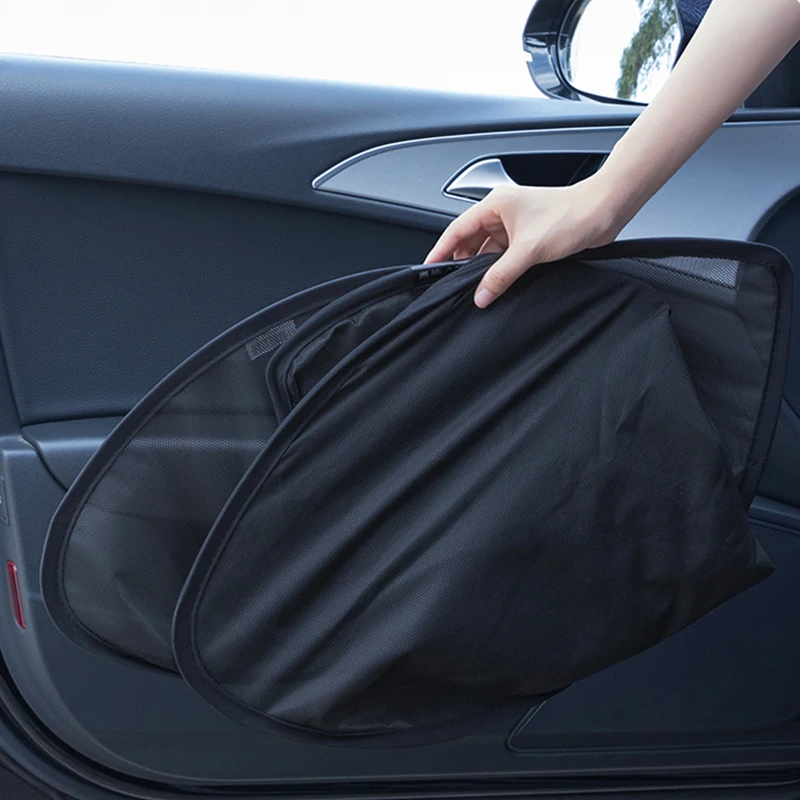 Car Window Shade for Kids Side Window Sun Shade for Hilux Revo VIII 2015-2021 Magnetic Curtain Sun UV Protection Covers for Baby Sleeping Auto