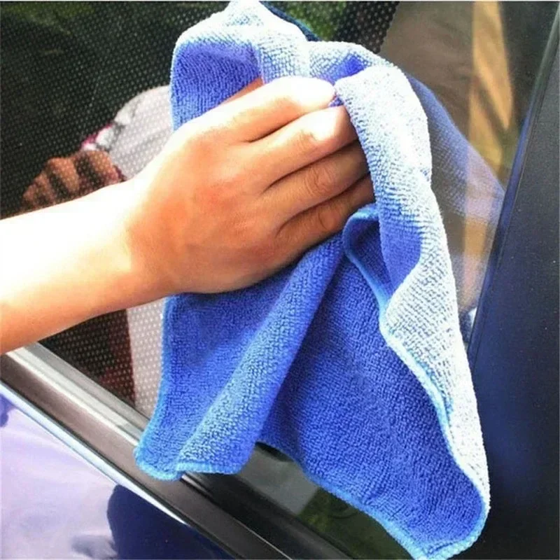 Ultra-Absorbent Microfiber Cleaning Cloths - Lint-Free, Reusable Towels