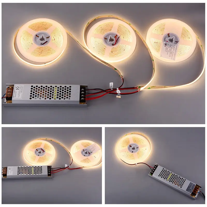 Verlichtingstransformator DC 12V-voedingsadapter 5A 12A LED-stripschakelaardriverlamp met transformator_voghion.com