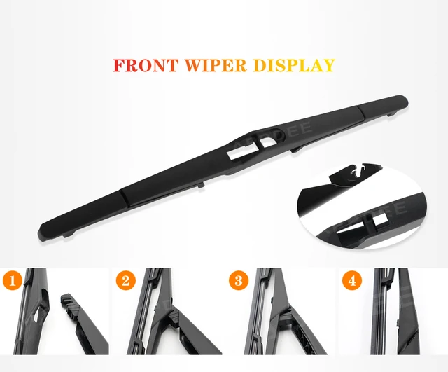 SPAZZOLE TERGICRISTALLI UNIVERSALI AUTO AERO FLAT 9 ATTACCHI 22 - Foto 11