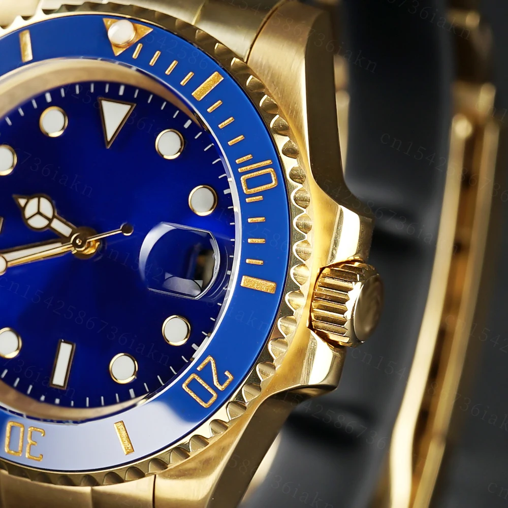 2022 Fashion New 40mm Men's Leisure Sports Sapphire Mirror Stainless Steel Material Waterproof Automatic Mechanical Watch