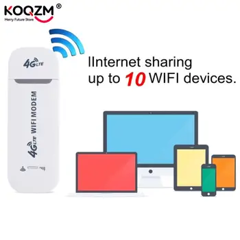 4G LTE USB 150Mbps 모뎀 스틱, 휴대용 무선 와이파이 어댑터, 홈 오피스용 4G 카드 라우터