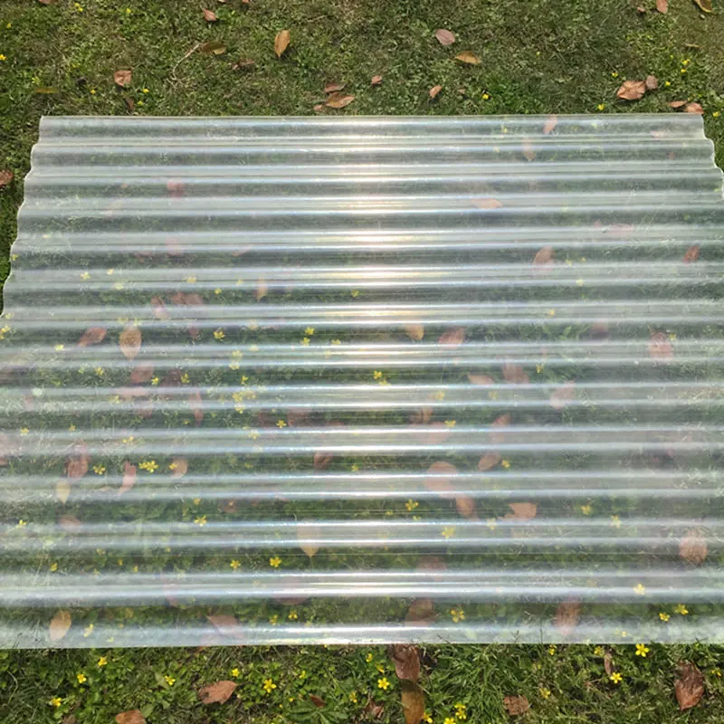 Transparent Tile Roof PC Material Translucent Plastic Tile Outdoor Heat Insulation Rain Shield 2MM Thickness