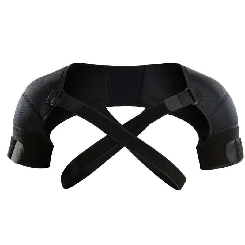 Double Shoulder Brace Support Belt Adjustable Pressurized Breathable Protective Shoulder Strap For Back Pain Relief shoulder support