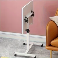 Multifunctional Bedside Table with Adjustable Height and Rotating Top Design - Suitable for Dormitory and Home Use 2