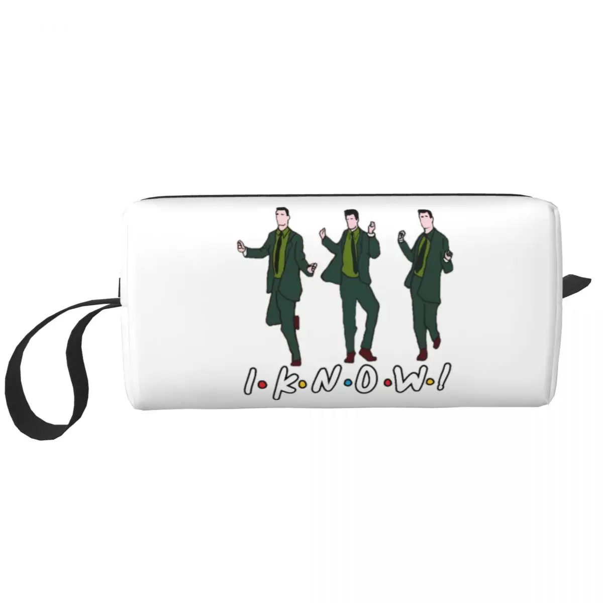 

Мэтью Перри, я знаю друзей, три поза, косметички, вместительная косметичка, трендовая уличная сумка для фотографий