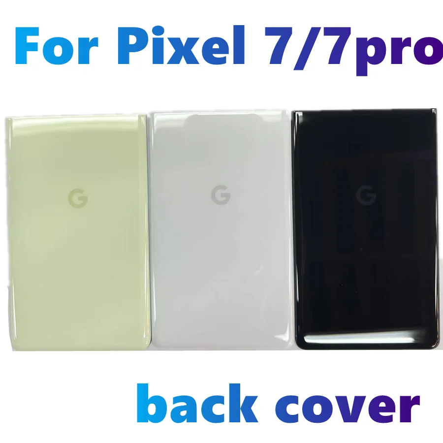 Phone Back Cover Glass Battery Cover Glass Phone Back Cover For Google Pixel 7 Glass Back Battery Cover Door Panel Housing Case Replacement Parts
