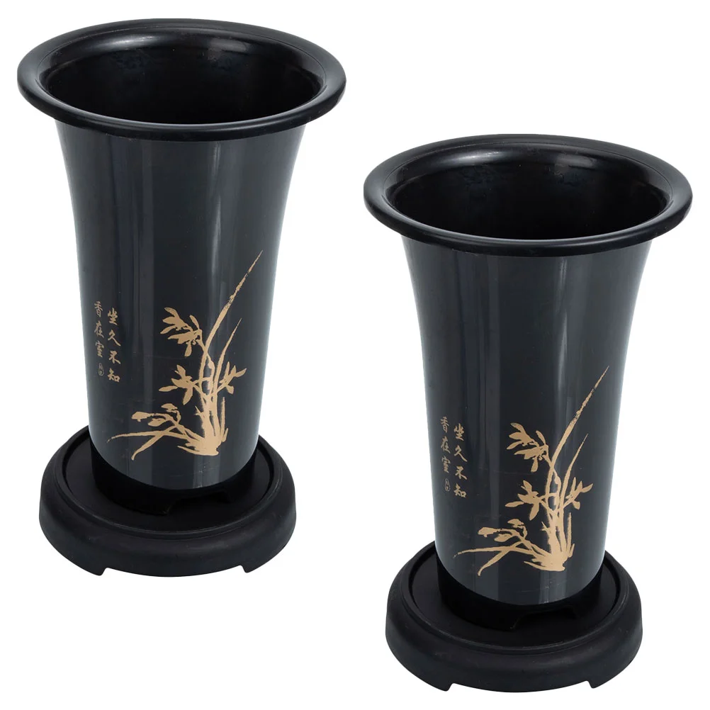 2 Sets Orchid Pots Plant Containers 1