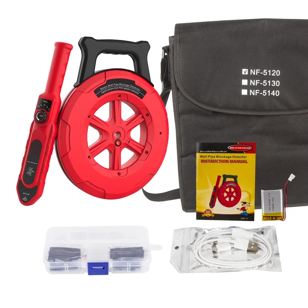 Noyafa Pip Iron Pipe Blockage Detector NF-5120/5130 Diagnostic-tool Scanner Pipeline Blocking Clogging Plumbers Instrument 2