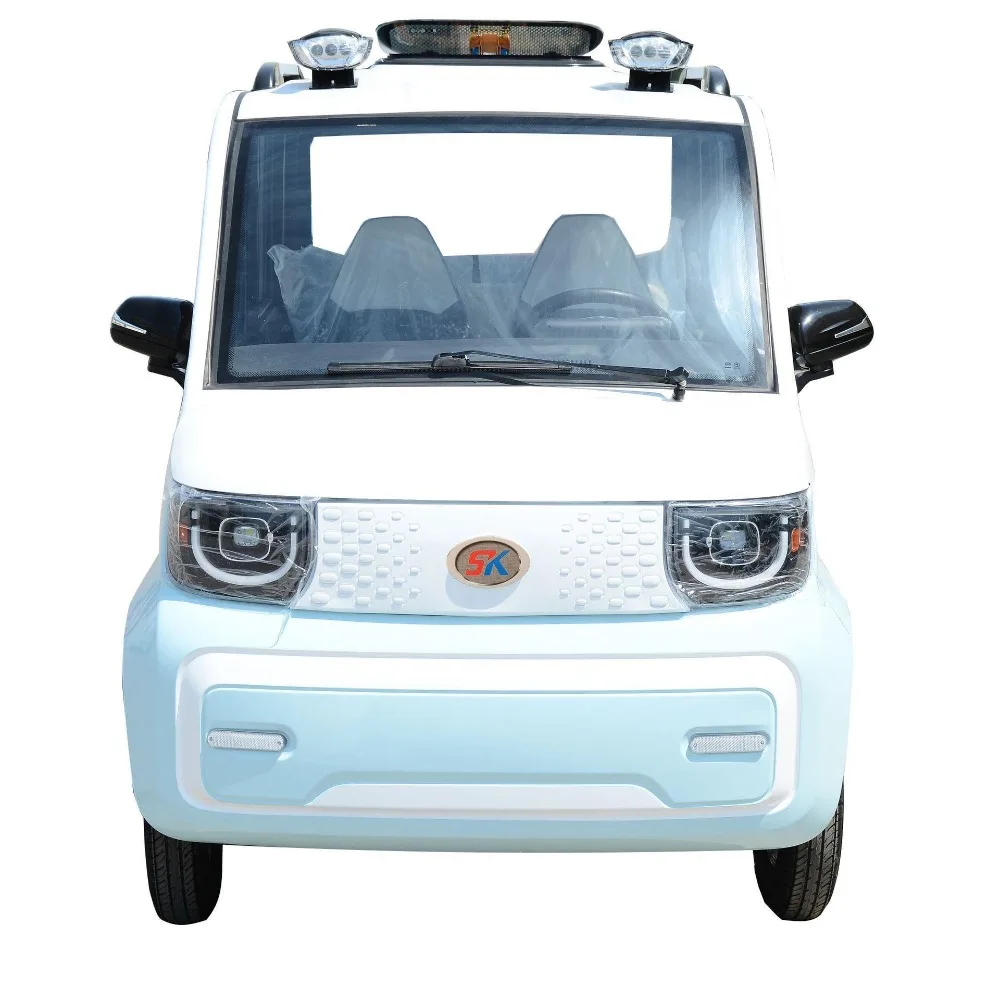 Electric tricycle, four doors, four seats, new energy mini car, family small electric scooter 3