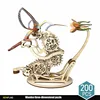 3D wooden dynamic mechanical hummingbird model hand-assembled DIY crafts ornaments for adults and children's educational gifts 1