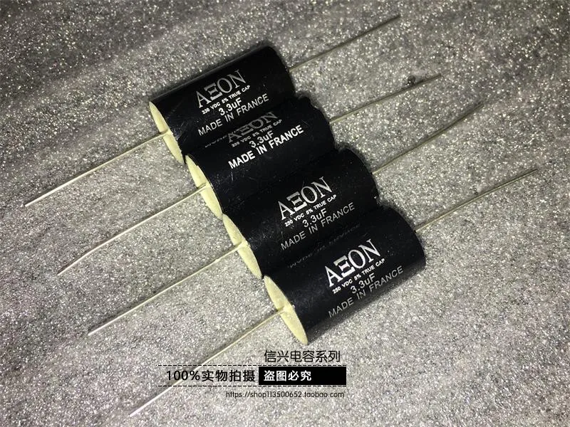 New A E O N TRUE-CAP Series 3.3UF 250V 335J Fever Frequency Division Electrodeless Capacitor 1pcs price |