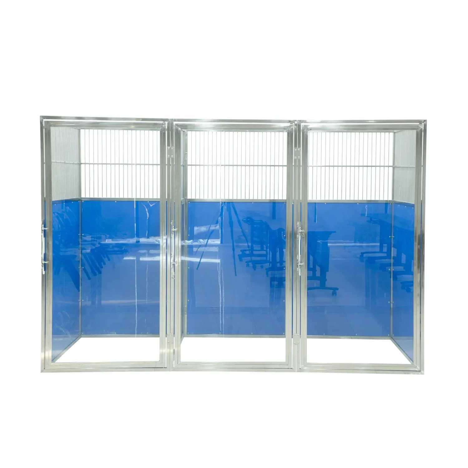 Customized size Commercial Veterinary Cage Tempered Glass 304