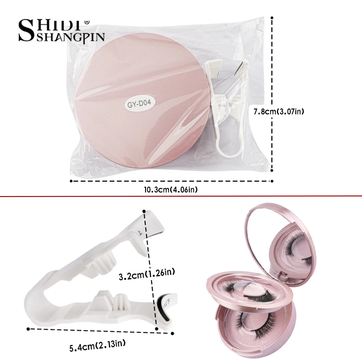 Magnetic False Eyelashes 3D Makeup Extension Tool Set