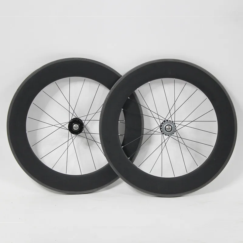 Partners Gear Jeu de roues de velo de course en carbone 700C 88mm pneu fixie paire de roues pieces a vitesse unique jantes de surface 3K AliExpress 18