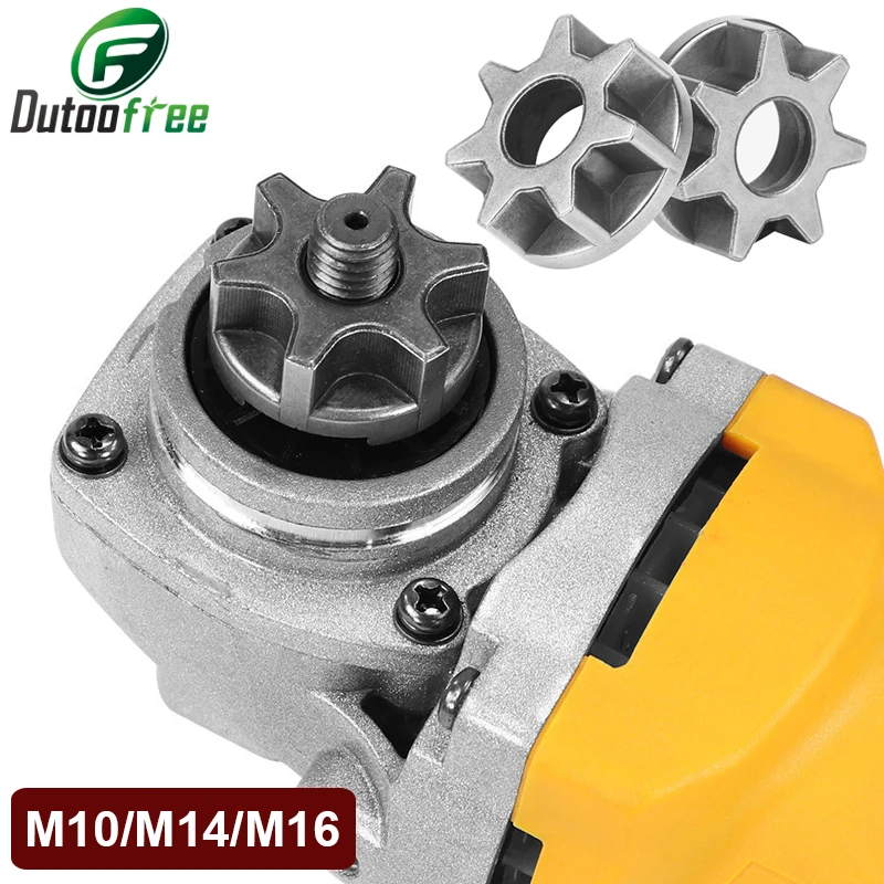 Angle Grinder Modified Electric Chainsaw Sprocket Accessories Universal 100 125 150 Model Angle Grinder Saw Sprocket M10/M14/M16 train model 1 87 ho shaoshan 9 modified electric locomotive ss9g multi painting electric toy train