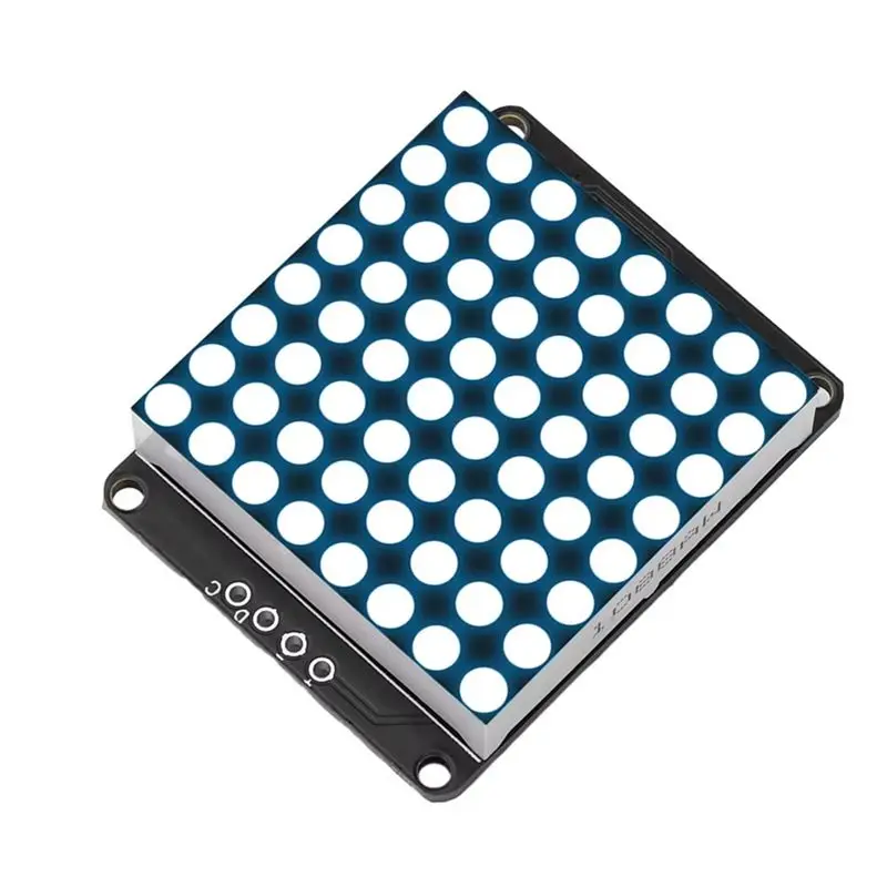 AD23-DIY LED 전자 스크린 8X8 LED 도트 매트릭스 모듈 HT16K33 I2C 인터페이스 지원 확장 연결 블루 라이트