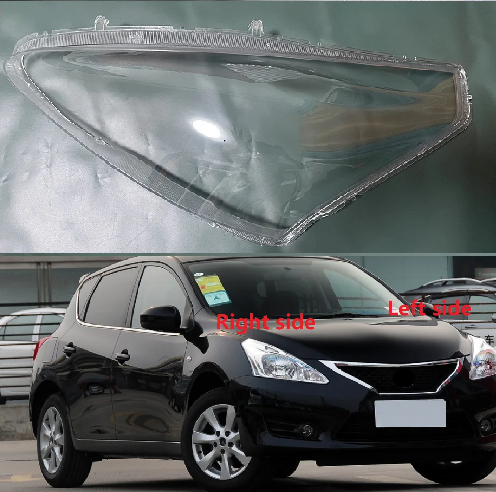 For Nissan Tiida Versa 2011 2012 2013 2014 Headlight Cover Front