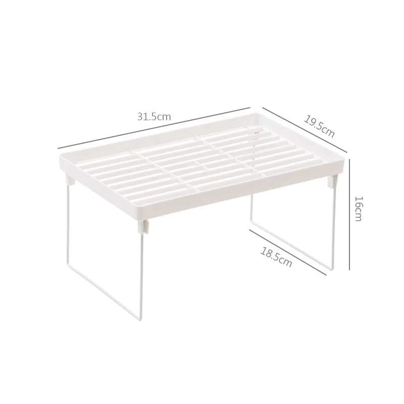 Tavolo da pranzo pieghevole per 2-4 persone con 2 scaffali aperti, mobile e compatto, ideale per cucina o sala, bianco | Leroy Merlin