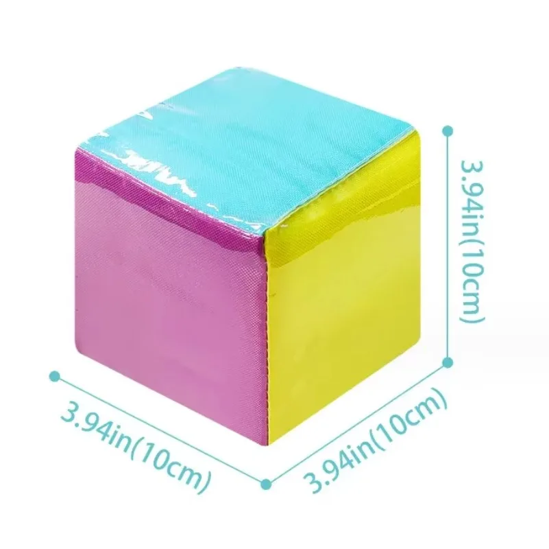 2/4PCS Oversized Learning Dice Set 3.9inch DIY Education Playing Game Dice with 6 Sided Clear Pockets Early Education Toys game dice dice set acrylic dice