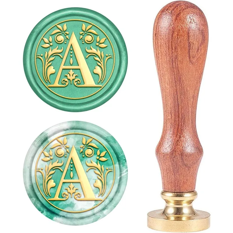 Timbro sigillante a ceralacca, stile classico vintage retrò, con