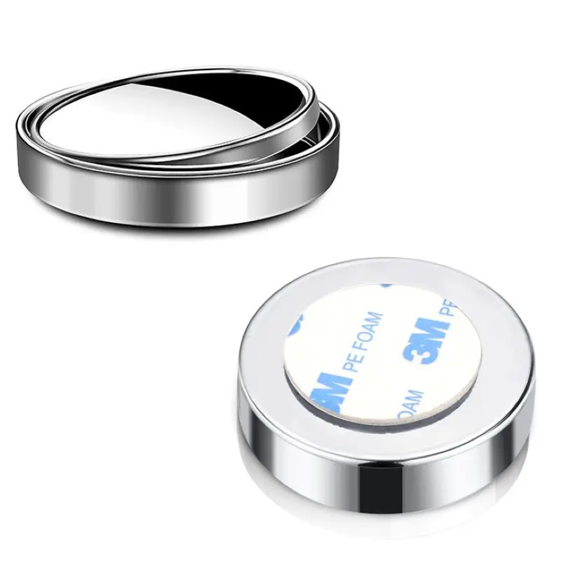 Rear view mirror car small circular high-definition auxiliary wide-angle convex surface anti-stun