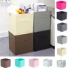 Simple Non Woven Fabric Cube Storage Box Foldable Large Capacity Square Storage Box without Lid Cabinet Drawer Organizer Nursery 1