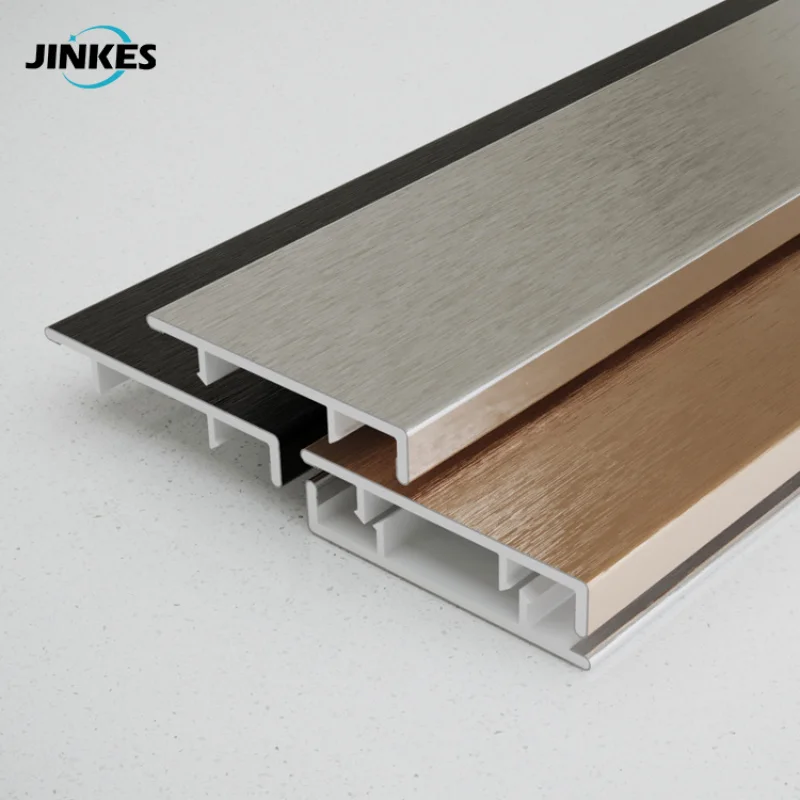 custom.304  China Factory Customized Metal Etched Stainless Steel Decorative Baseboard