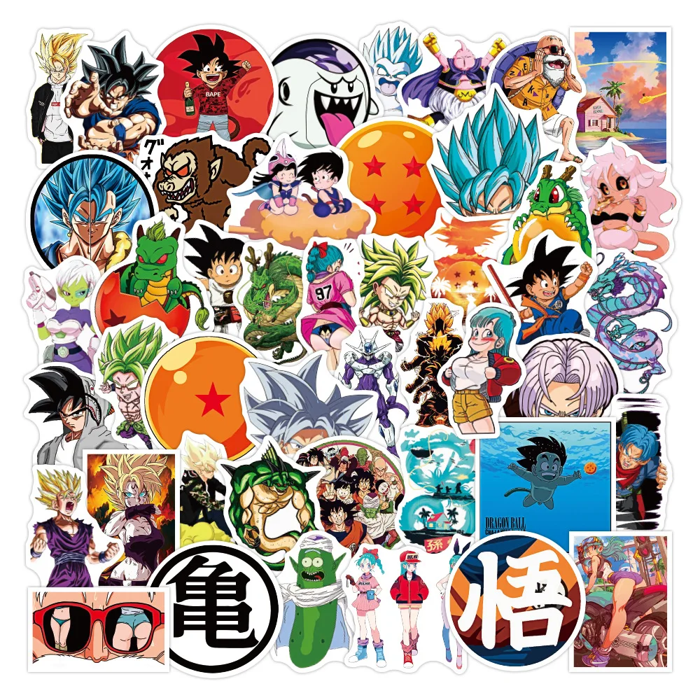 100pcs- Dragon ball stickers , Buy Luggage Skateboard laptopn Stickers  Wholesale Stickers