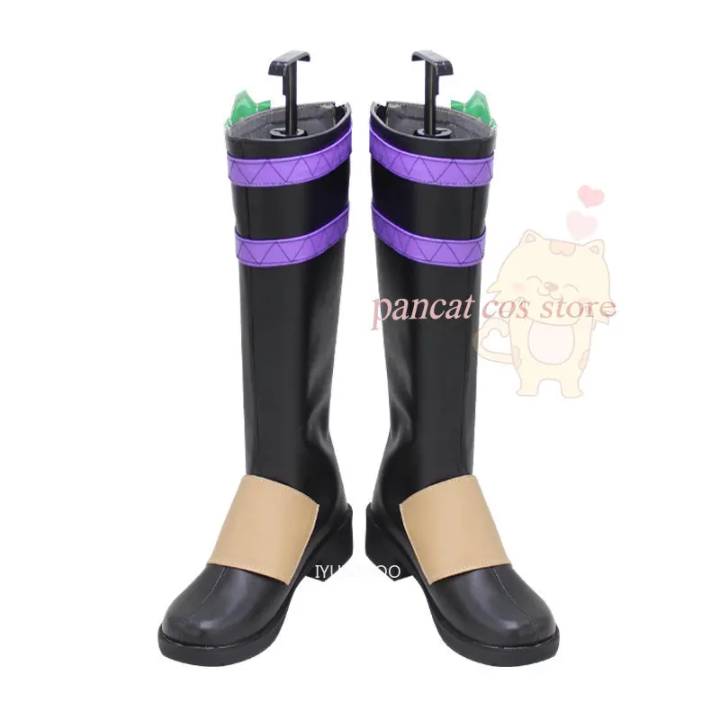 

Anime Genshinimpact Xiao Cosplay Shoes Halloween Long Boots Shoes Comic Cosplay Costume Prop Anime Cosplay Shoes Carnival Cos